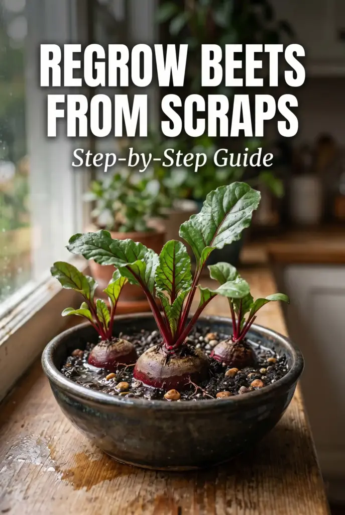 Planting Beets from Scraps Step-by-Step