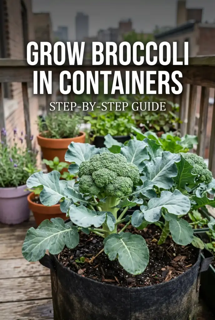Growing Broccoli in Containers Step-by-Step