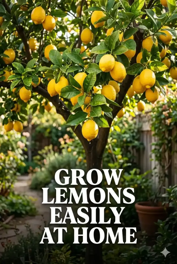 Grow Lemons Easily at Home