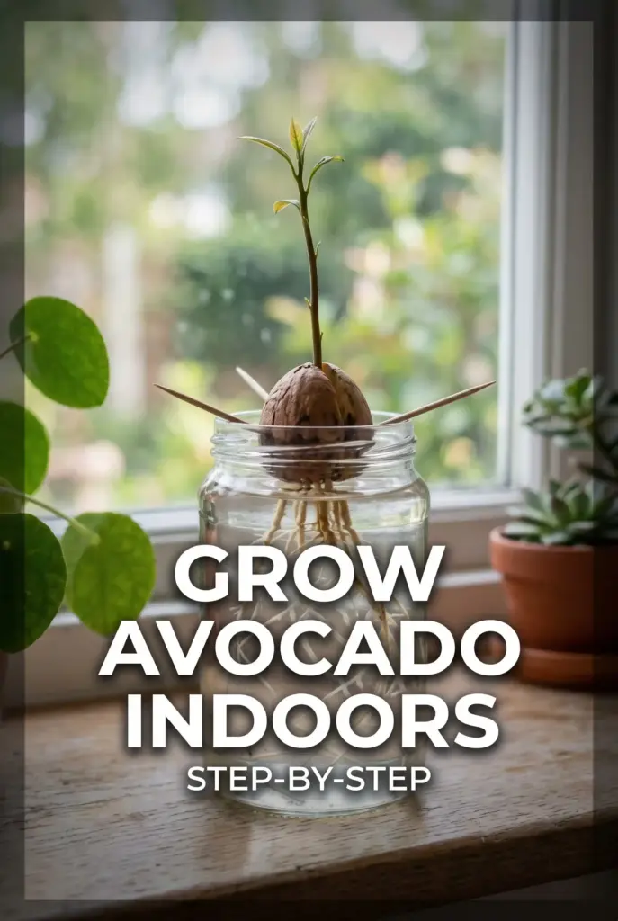 How to Grow Avocado Seed Indoors Step-by-Step