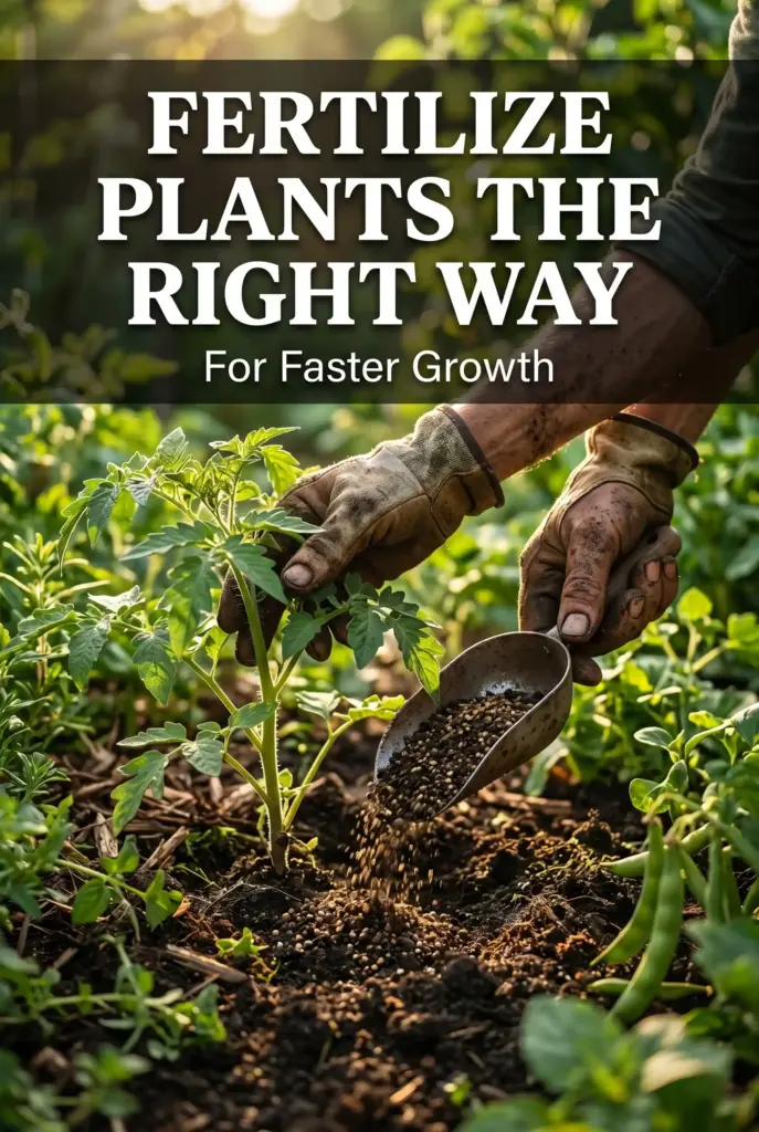 Fertilizing Plants for Faster Growth