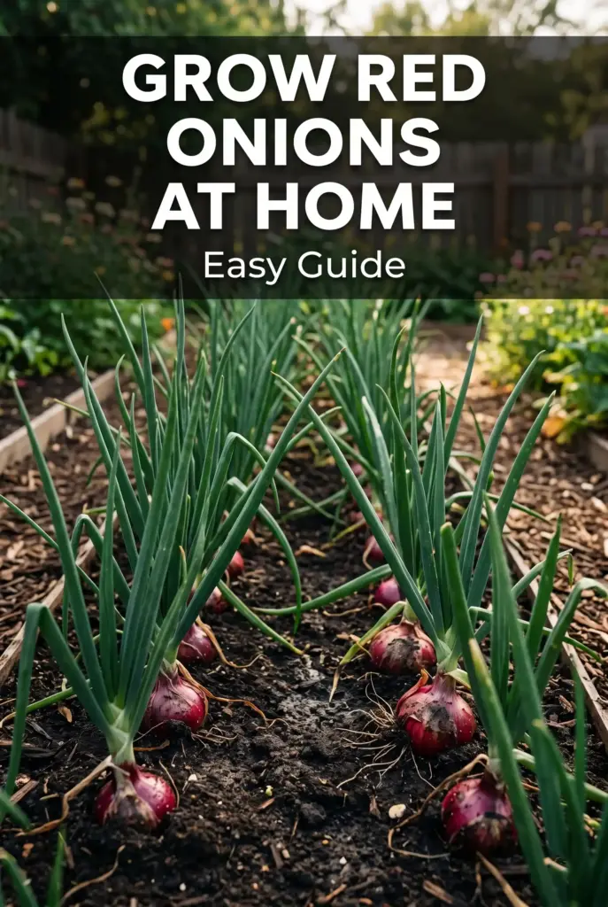 How to Grow Red Onion Plant at Home