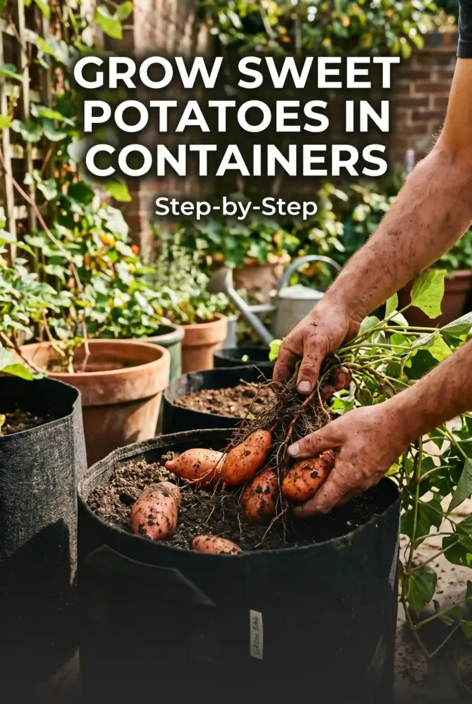 Growing Sweet Potatoes in Containers Step-by-Step